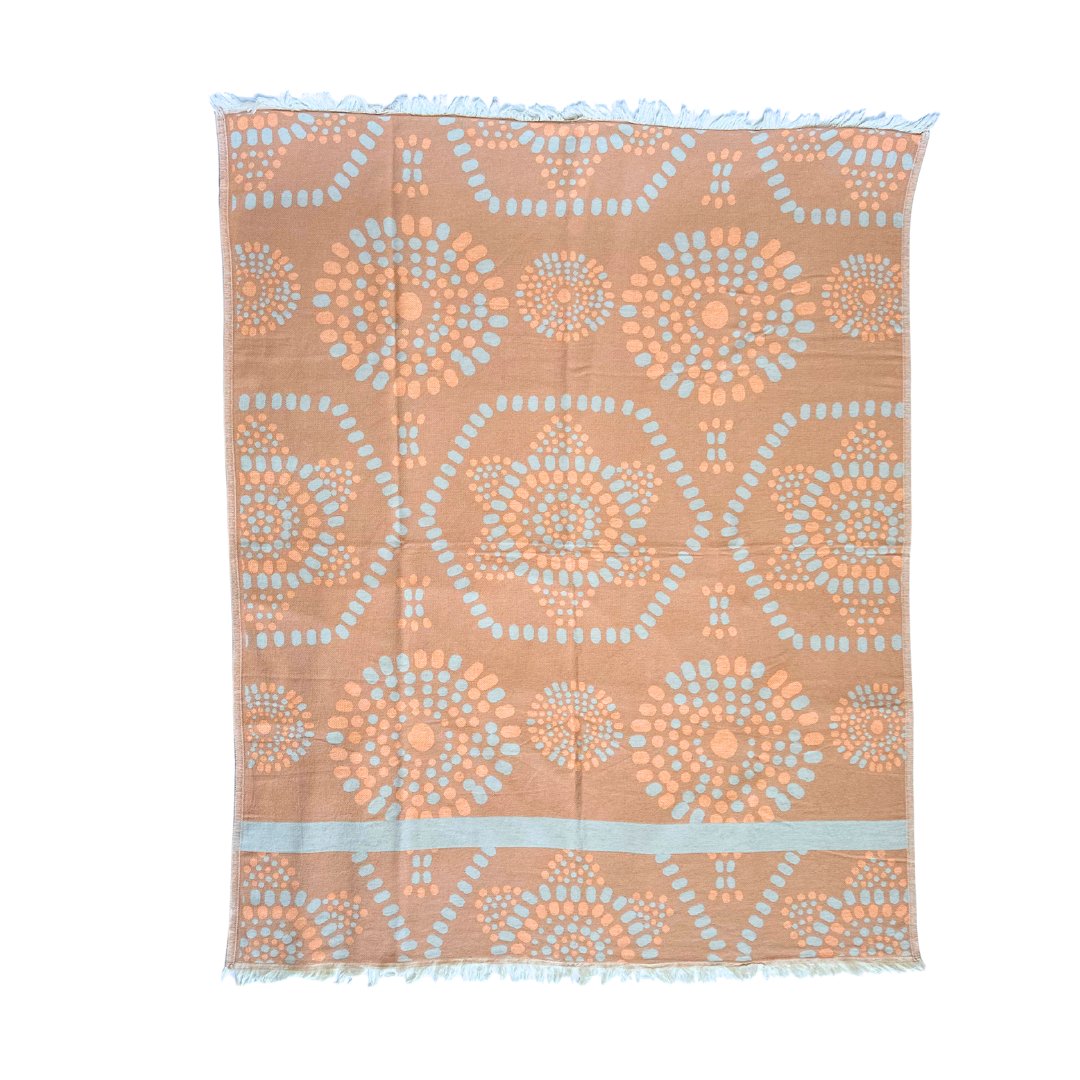 100% Turkish Cotton Prewashed Soft Absorbent Peshtemal Lightweight Beach Towel and Throw - Venice Surf Club