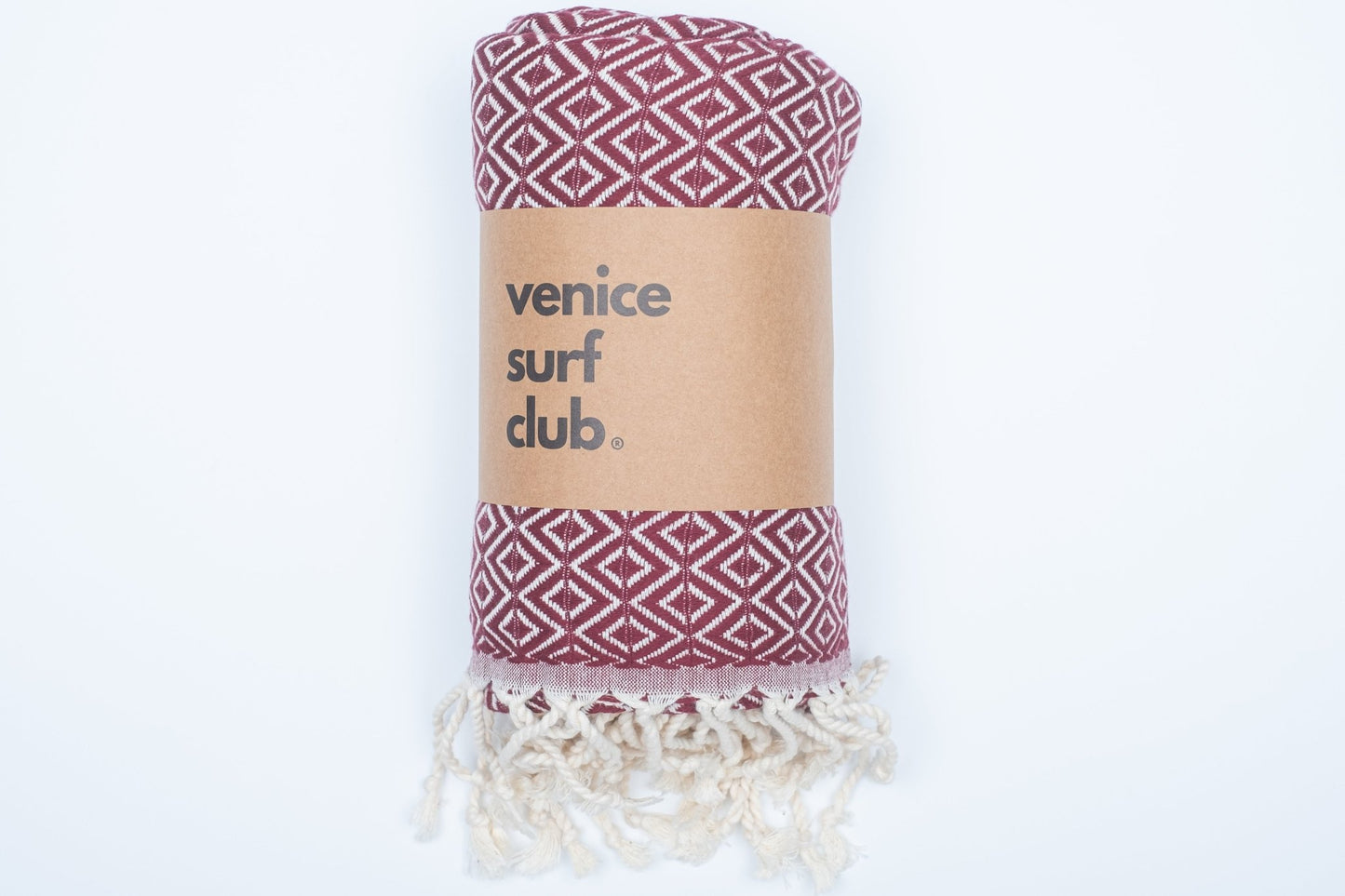 100% Turkish Cotton Prewashed Soft Absorbent Peshtemal Lightweight Beach Towel and Throw - Venice Surf Club