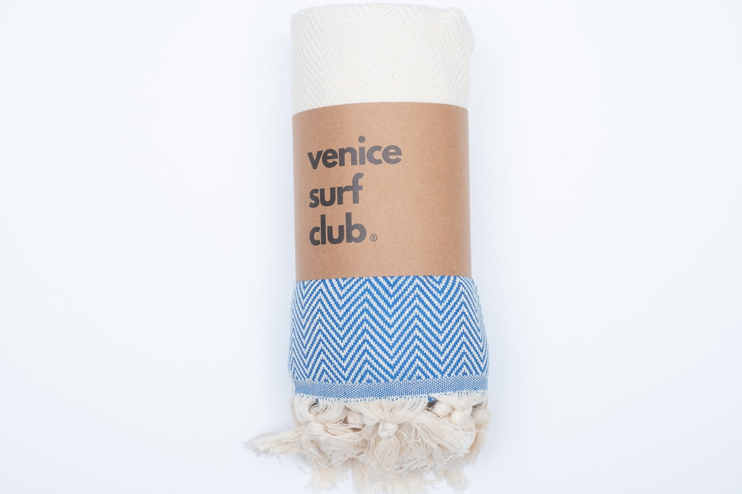 100% Turkish Cotton Prewashed Soft Absorbent Peshtemal Lightweight Beach Towel and Throw - Venice Surf Club