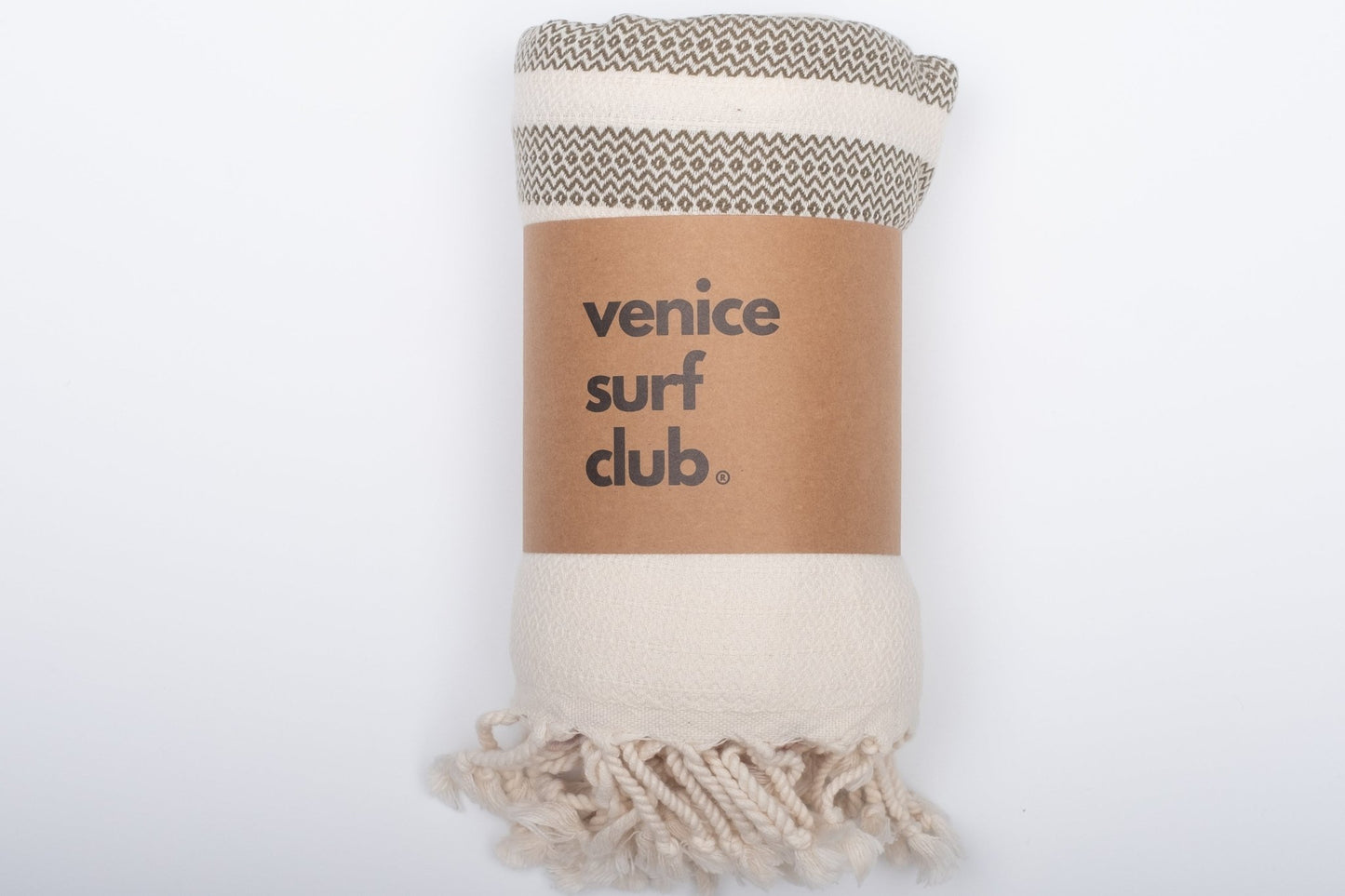 100% Turkish Cotton Prewashed Soft Absorbent Peshtemal Lightweight Beach Towel and Throw - Venice Surf Club