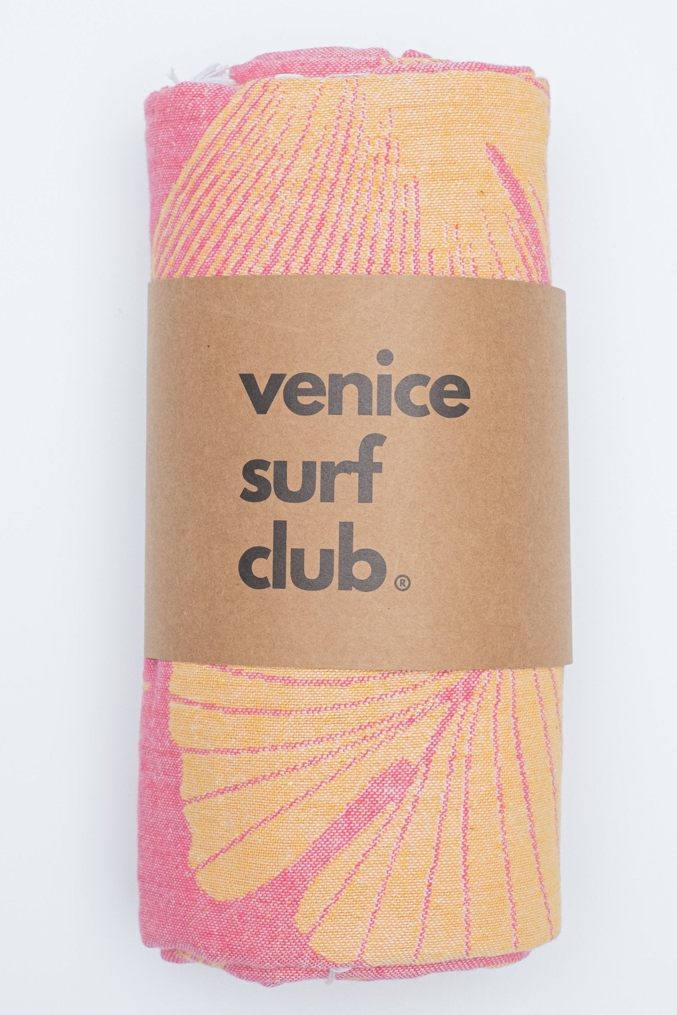 100% Turkish Cotton Prewashed Soft Absorbent Peshtemal Lightweight Beach Towel and Throw - Venice Surf Club