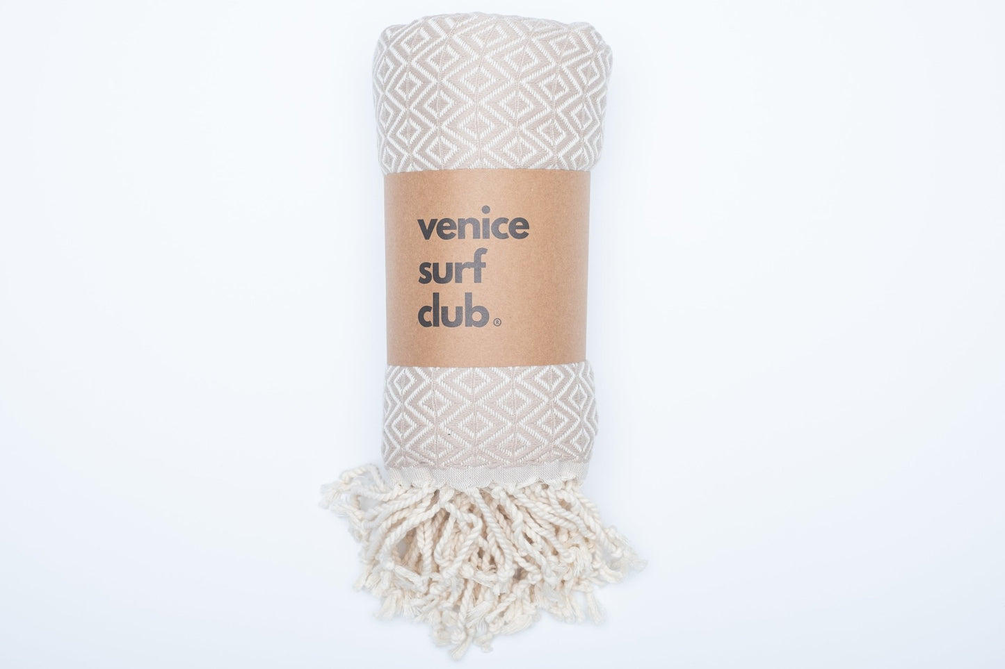 100% Turkish Cotton Prewashed Soft Absorbent Peshtemal Lightweight Beach Towel and Throw - Venice Surf Club