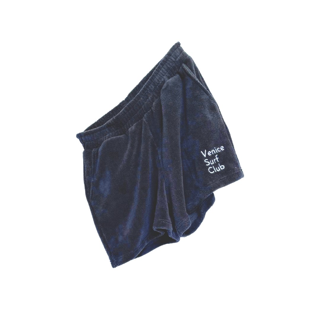 Cotton/Microfiber Fuzzy Unisex Post - Surf Lounge Shorts - Venice Surf Club